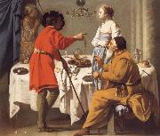 Hendrick the Brugghen Jacob Reproaching Laban for giving Him Leah in Place of Rachel china oil painting reproduction